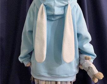 white bunny jacket