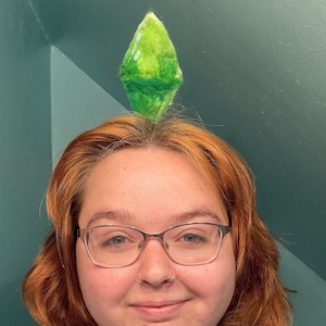 Sims Plumbob-hoofdband (Sims-zendspoelkostuum Gamer-videogamepersonagekostuum Eenvoudig kostuum Cosplay Sims-kostuum Comic Con-kostuum)