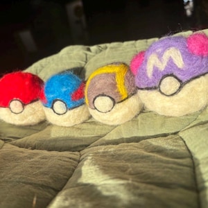 Felted P0ke Balls