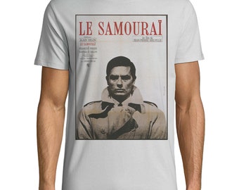 Le Samourai T-Shirt: Alain Delon Film, Handmade Cotton Tee
