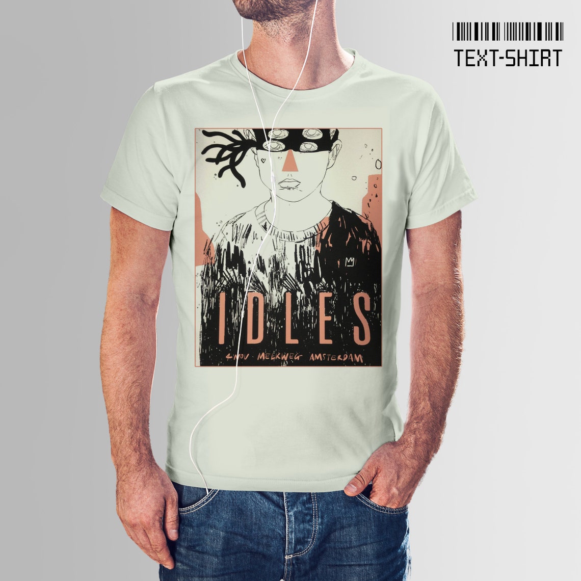IDLES 1. t-shirt for women and men/ unique punk rock | Etsy