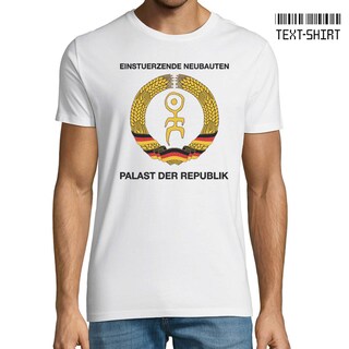 Einsturzende Neubauten Logo T-Shirt Uomo – Bianca, Cotone, Girocollo