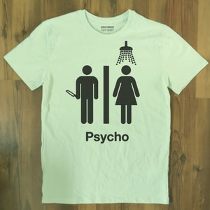 Psycho film t-shirt for women and men/Hitchcock, film, funny, unique,  handmade, cotton, high quality  t-shirt