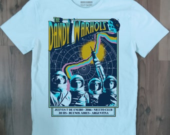 Camiseta The Dandy Warhols: camiseta gráfica de algodón hecha a mano