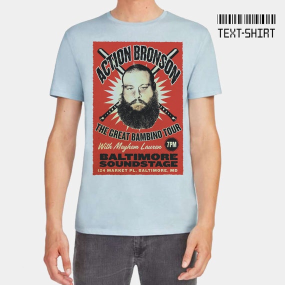 Buy Action Bronson T shirt for Men and Women Unique Hip hop Rap Music Handmade Cotton High Quality T shirt Online in India Etsy