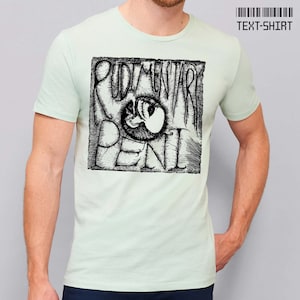 Rudimentary Peni t-shirt for men and women /  unique, Anarcho-punk, hardcore punk, art punk, cotton, high quality  t-shirt