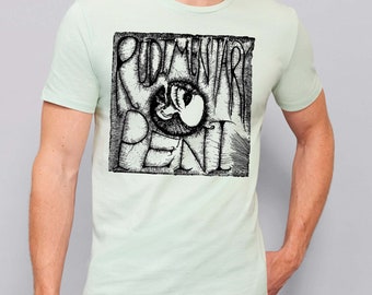 Rudimentary Peni T-Shirt: Anarcho-Punk Art, Handmade Print