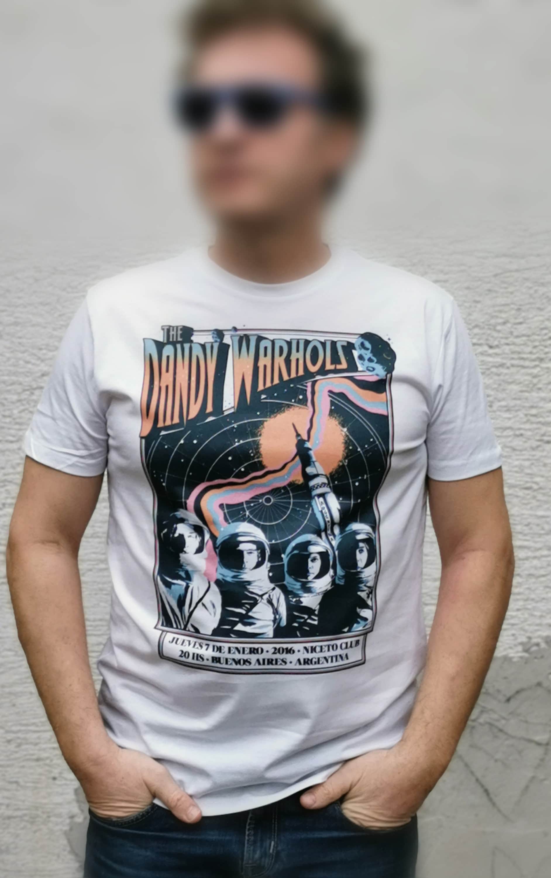 The Dandy Warhols T-shirt / Unique Handmade Cotton High
