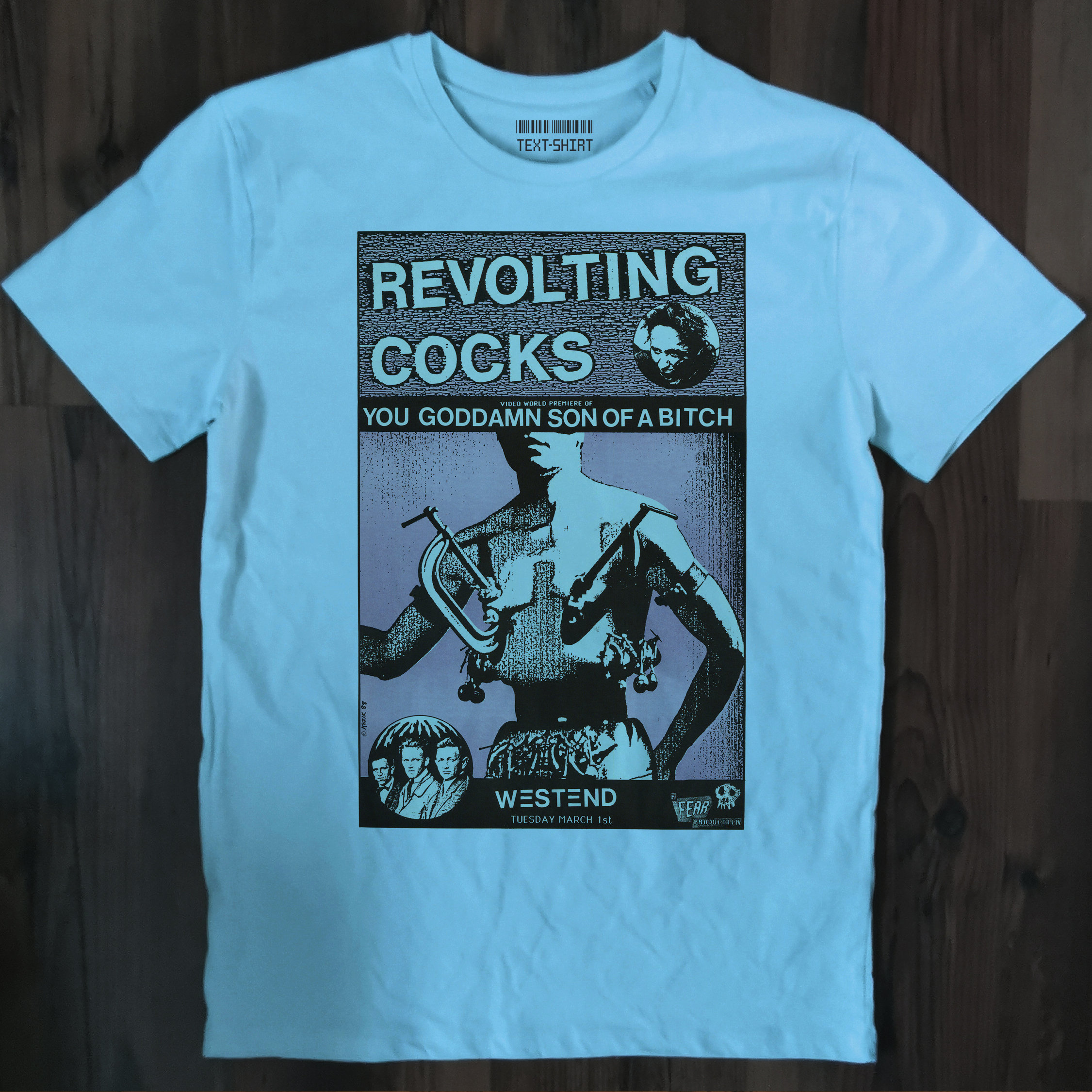 Revolting Cocks T-shirt for Men and Women/ Industrial, Post
