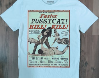 ファスター・プッシーキャット Tシャツ コピーライトあり ファスタープッシーキャット キルキル！Tシャツ/映画、面白い