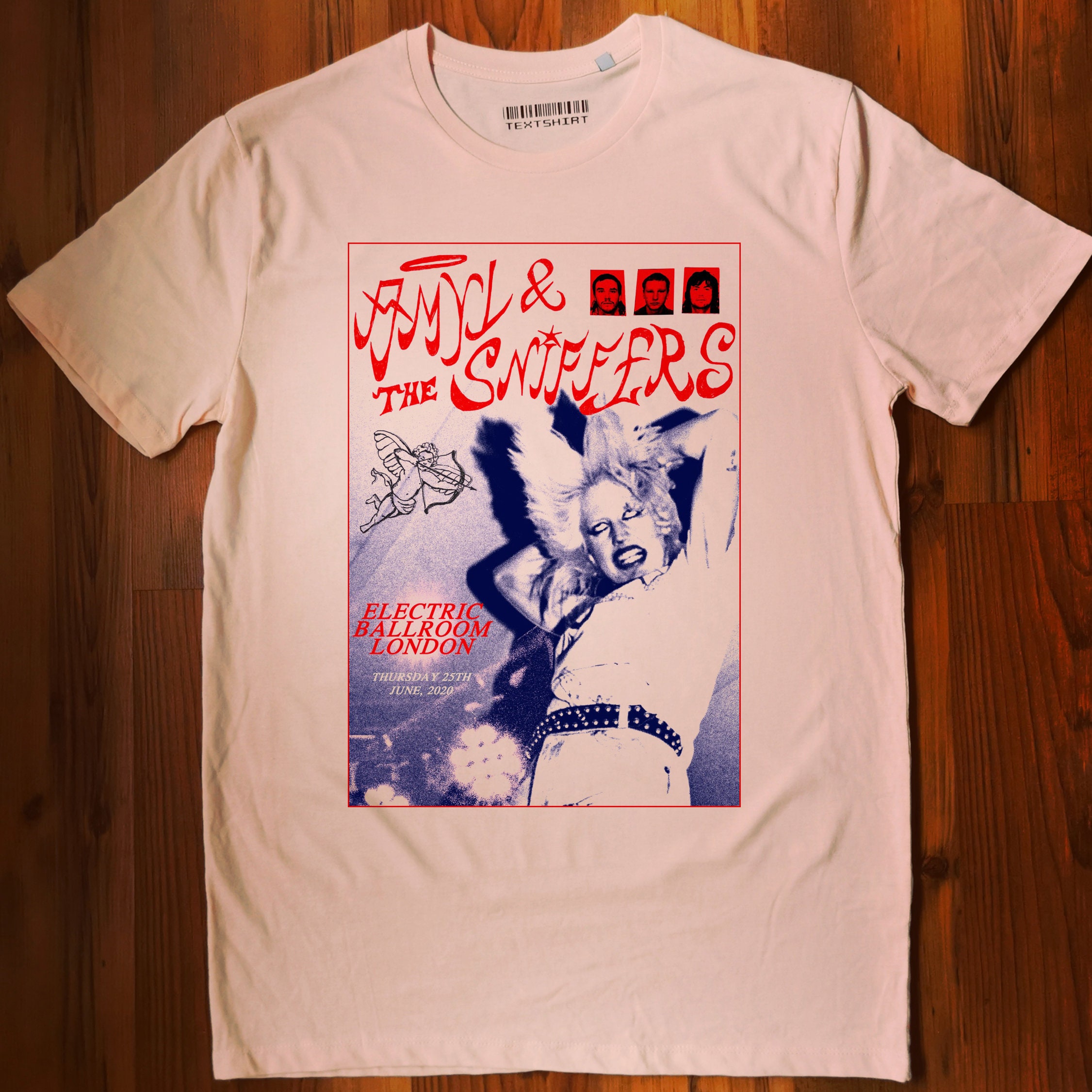 Amyl and the Sniffers T-shirt: Handmade Post-punk Music Tee - Etsy