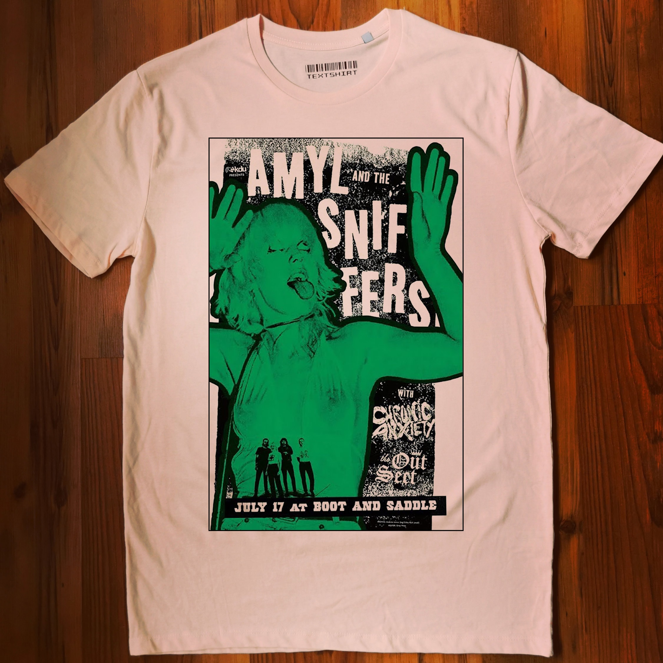 Amyl and the Sniffers T-shirt: Handmade Post-punk Cotton Tee - Etsy