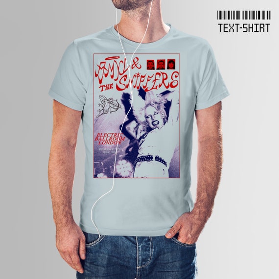 Camiseta Manga Corta Amyl And The SNIFFERS - Estampado Anime, Tejido Suave Y Transpirable, Perfecta Para Diario