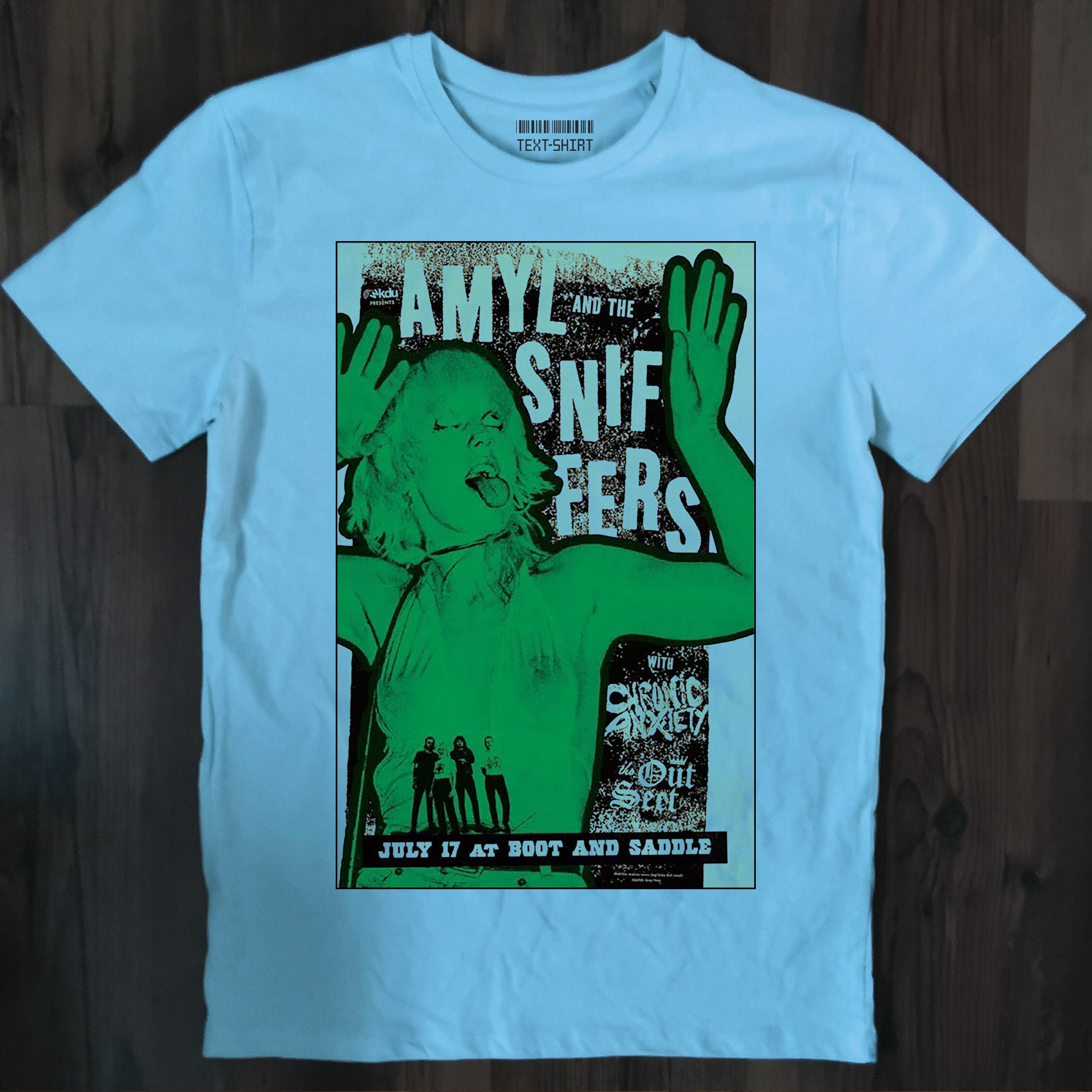 Amyl and the Sniffers T-shirt: Handmade Post-punk Cotton Tee - Etsy