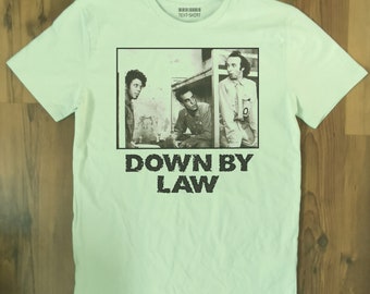 Down By Law t-shirt/ film, Jim Jarmusch, John Lurie, Roberto Benigni, unique,  handmade, cotton, high quality  t-shirt