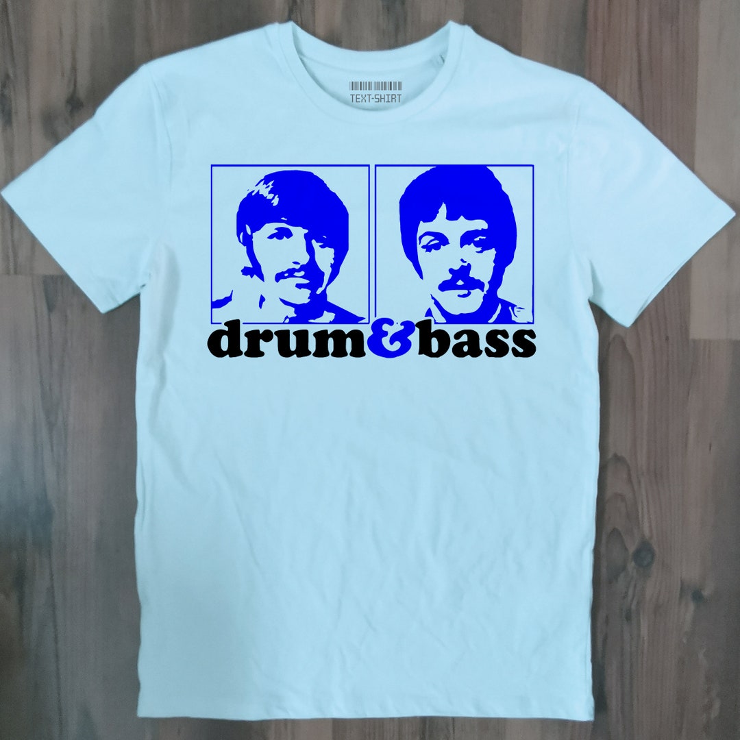 Drum&bass Beatles T-shirt /ringo Starr, Paul Mccartney, Music