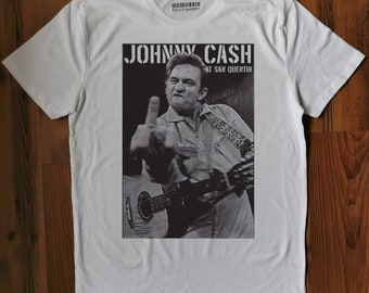 Camiseta de Johnny Cash: Camiseta de música country hecha a mano