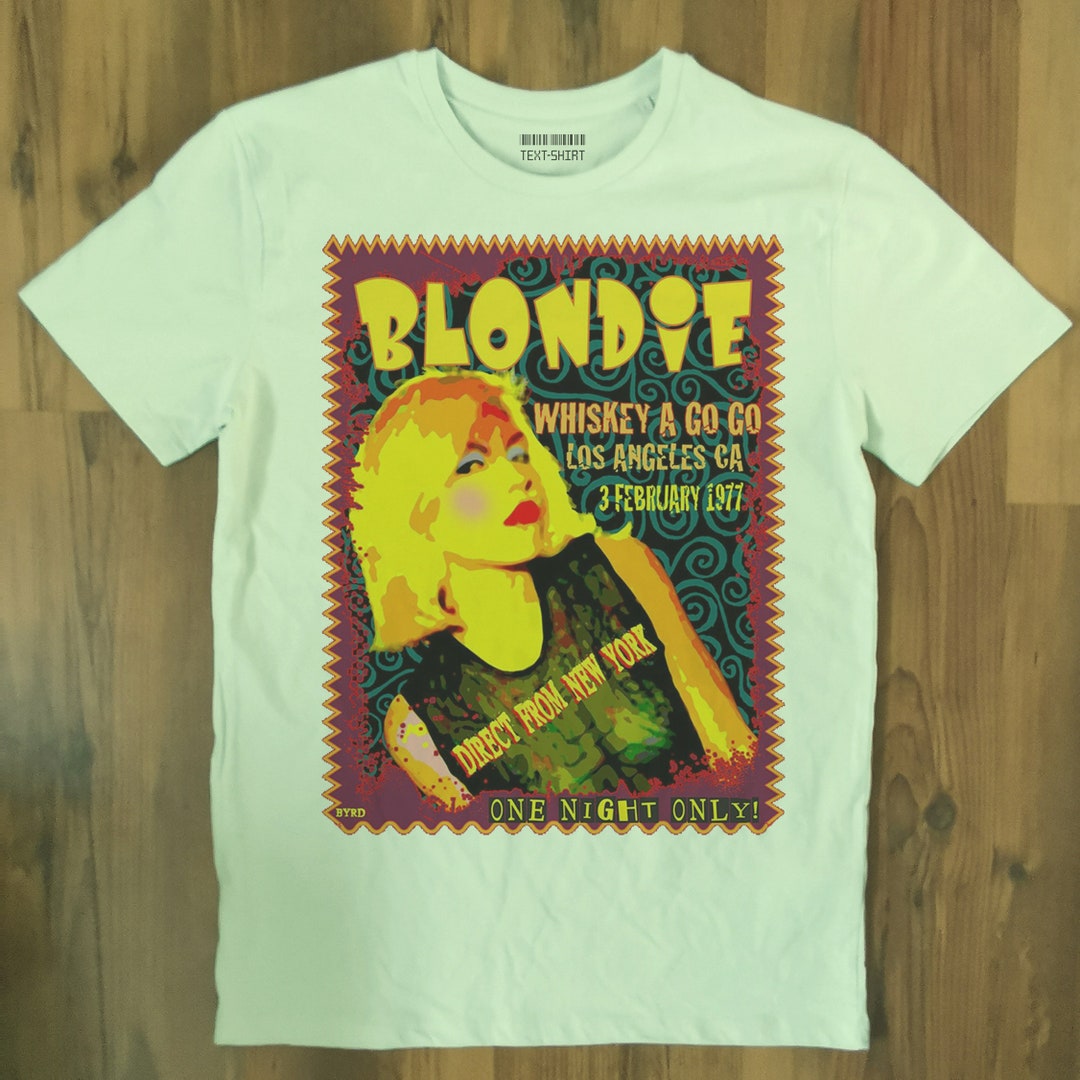 Blondie Tshirt / Underground Punk Rock Music Handmade Etsy