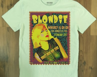 Blondie T-Shirt: Handmade Punk Rock Music Tee