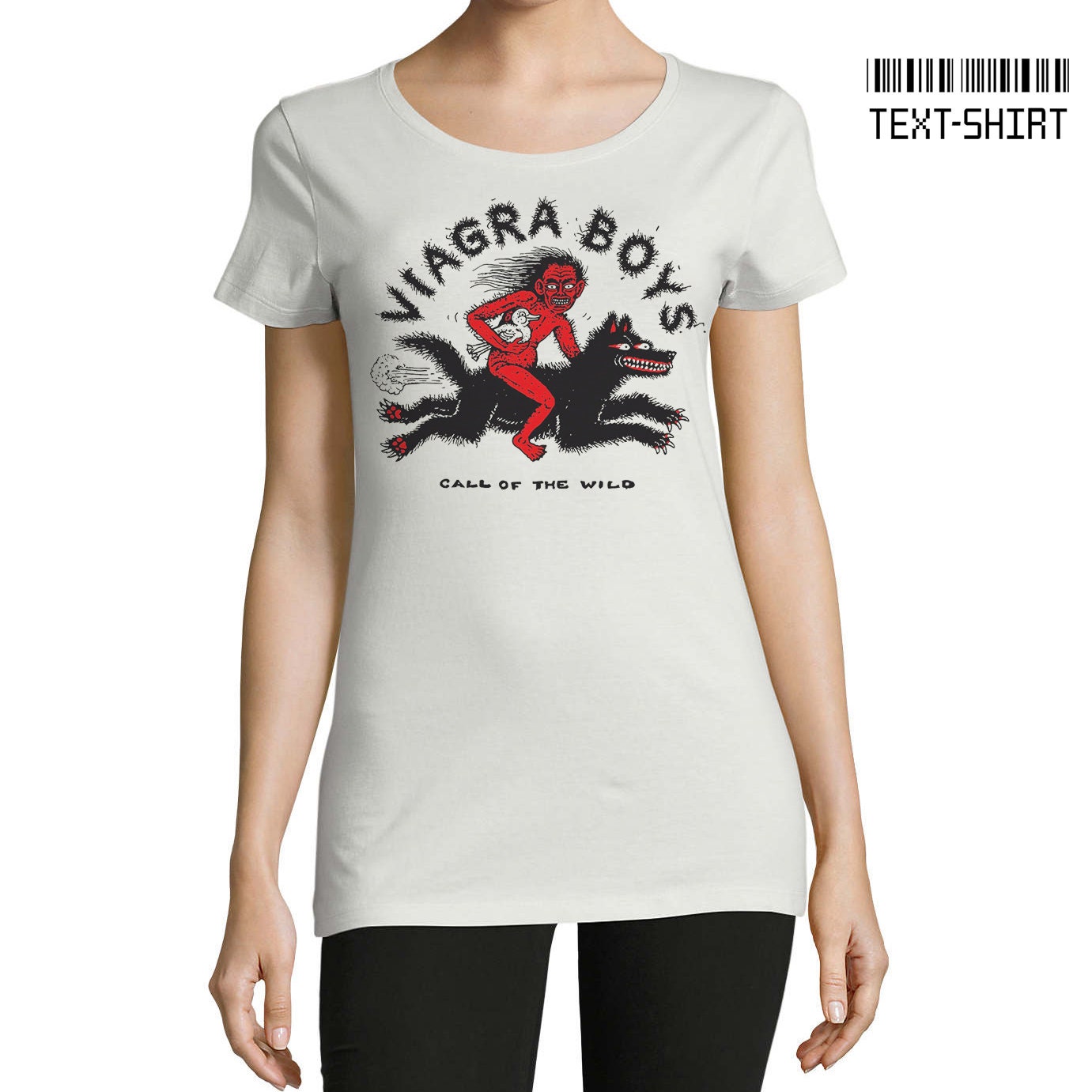 バイアグラボーイズTシャツ：ハンドメイドコットンミュージックTシャツ