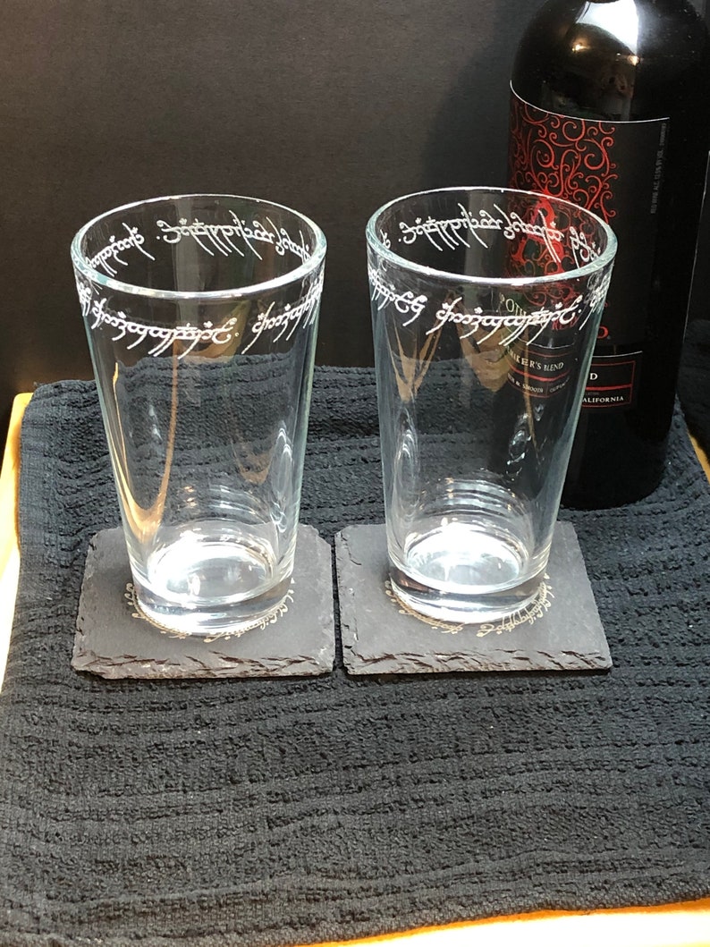 lotr pint glasses