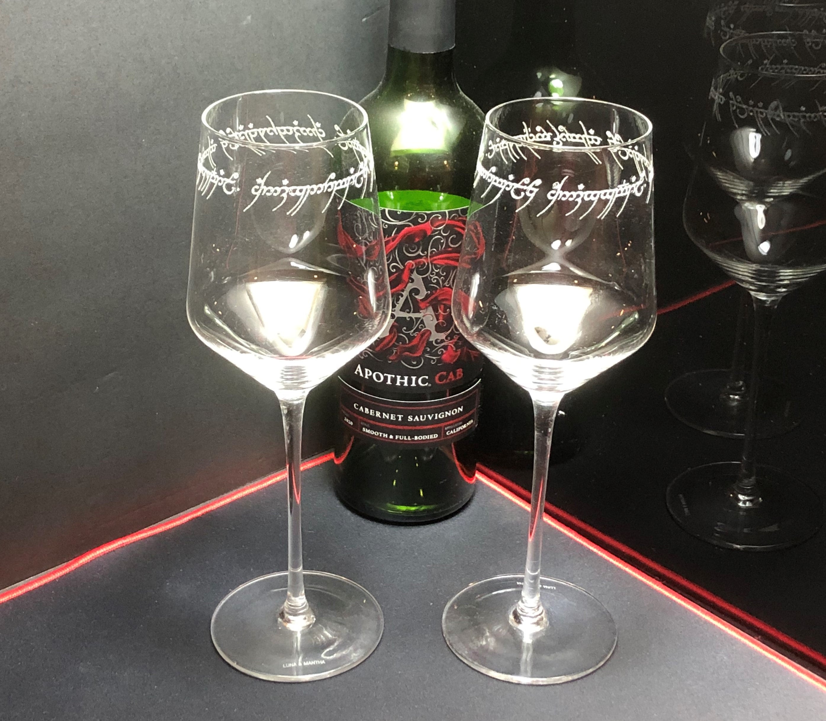  LUNA & MANTHA Red Wine Glasses, Set of 4