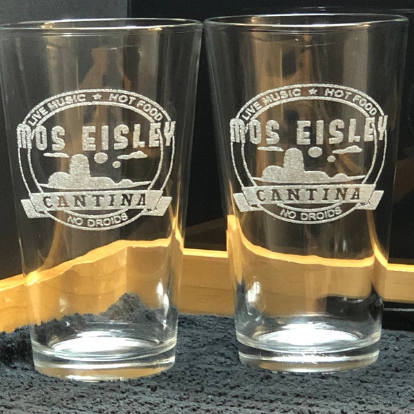 Star Wars Glasses, Mos Eisley Cantina Pub Glasses, Star Wars Gifts, Pint Glasses, Cooler Glasses, Glassware Set, Beer Glasses