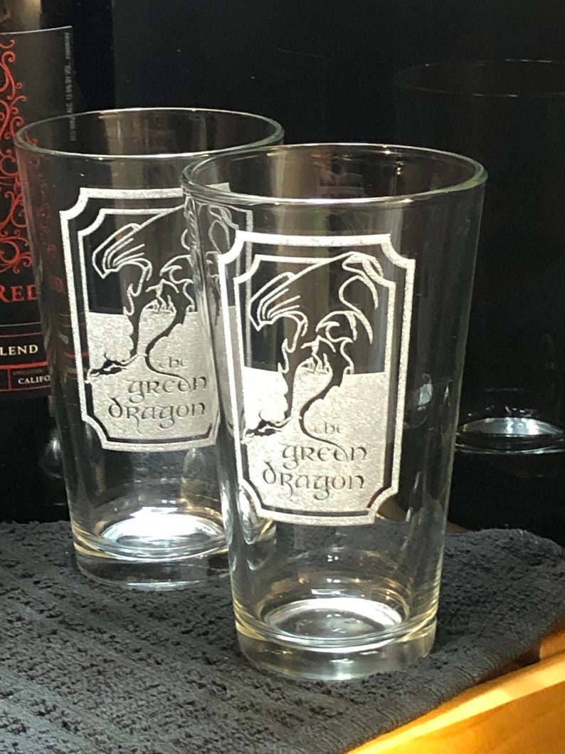 lotr pint glasses