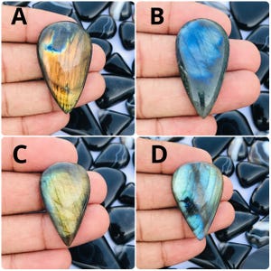 Natural Multi Polished Labradorite Loose Gemstone ! Labradorite Cabochon Gemstone ! Loose Labradorite Jewelry Making Gemstone
