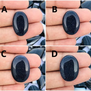 Natural Blue Goldstone Cabochon Loose Gemstone ! Loose Blue Goldstone Jewellery Gemstone ! Natural Blue Goldstone Polished Gemstone