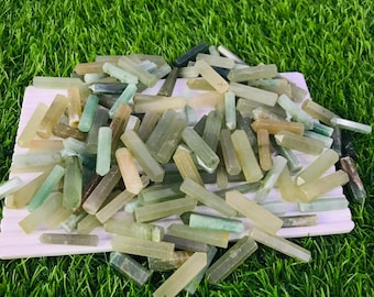 Natural Green Aventurine Crystal Points: Metaphysical Obelisk Gemstone (1-2" Inch)