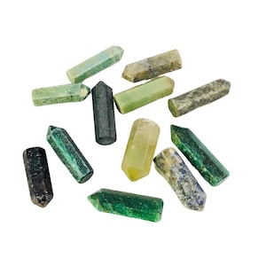 Natural Mix Gemstone Mini Tower !! Mix Gemstone Mini Tower !! Mix Gemstone Crystal Gemstone - 12 Pieces