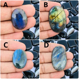 Natural Multi Polished Labradorite Loose Gemstone ! Labradorite Cabochon Gemstone ! Loose Labradorite Jewelry Making Gemstone