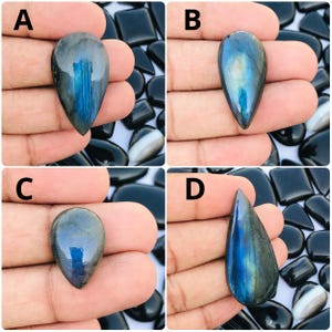 Natural Multi Polished Labradorite Loose Gemstone ! Labradorite Cabochon Gemstone ! Loose Labradorite Jewelry Making Gemstone