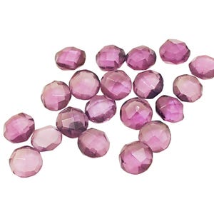 20 Pieces Purple Amethyst Hydro Quartz Cut Gemstone ! Faceted Purple Amethyst Gemstone ! Micro Faceted Gemstone - 37 Carat Approx.