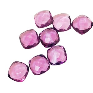 8 Pieces Purple Amethyst Hydro Quartz Cut Gemstone ! Faceted Purple Amethyst Gemstone ! Micro Faceted Gemstone - 27 Carat Approx.