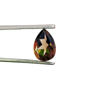 Birne Rauchquarz Edelstein: 1.90 Karat facettierter lose Stein (10x7x5mm)