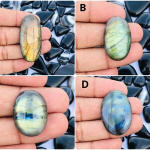 Natural Multi Polished Labradorite Loose Gemstone ! Labradorite Cabochon Gemstone ! Loose Labradorite Jewelry Making Gemstone