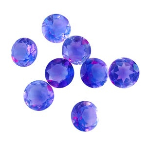 8 Pieces Purple Amethyst Hydro Quartz Cut Gemstone ! Faceted Purple Amethyst Gemstone ! Micro Faceted Gemstone - 25 Carat Approx.