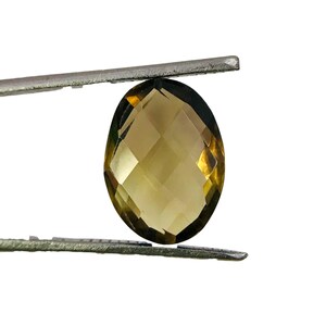5.55 Carat Natural Faceted Smoky Quartz Loose Gemstone !! Smoky Quartz Cut Loose Gemstone !! Smoky Cut Jewelry Making Gemstone - 14x11x7mm