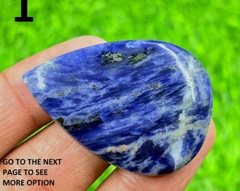 Natürlicher Sodalith Cabochon Edelstein - Schmuckherstellung