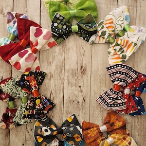 Bow tie sale dog collar etsy