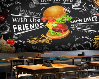 Cafe Wallpaper Etsy Cafe Wallpaper Etsy
