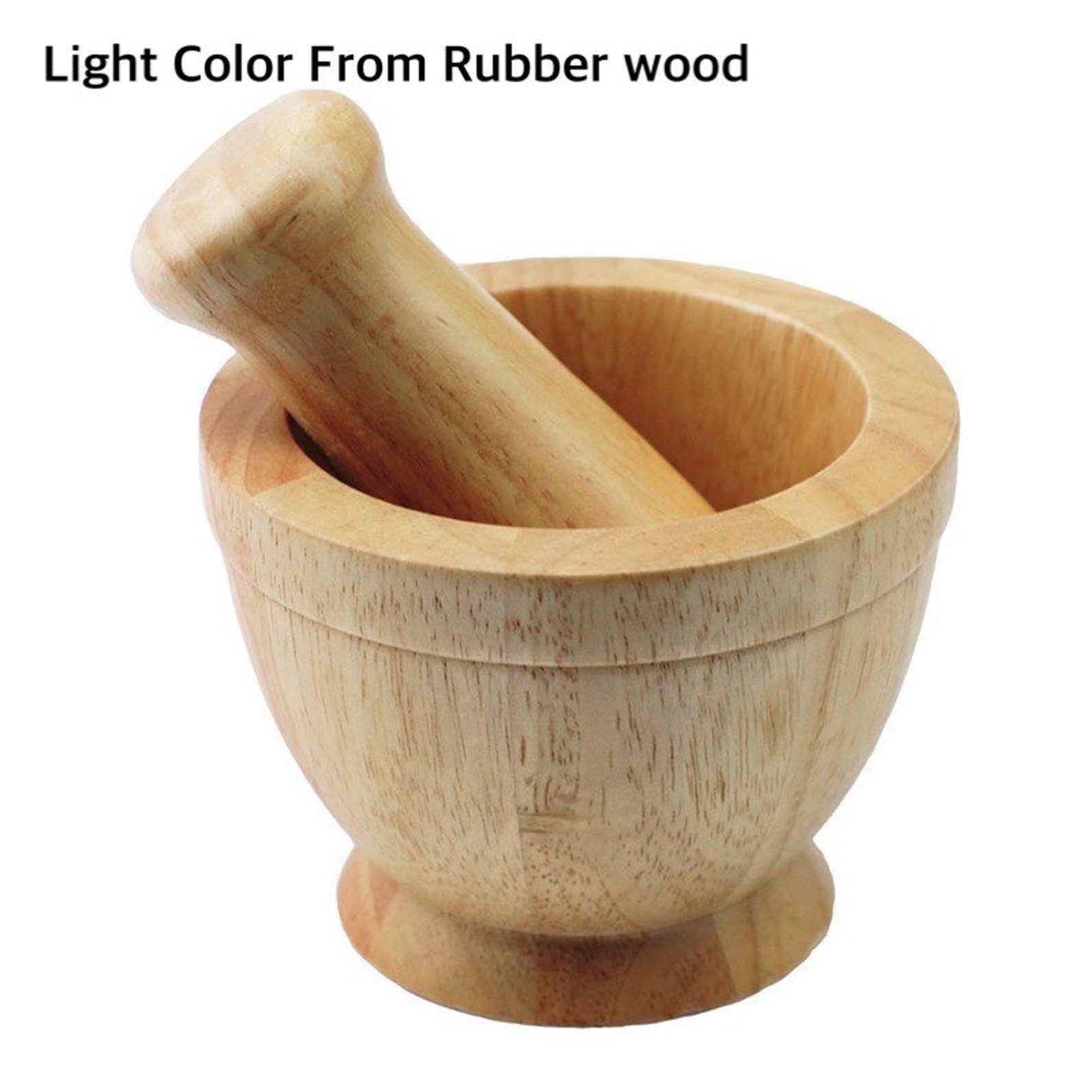 Thai Mortar And Pestle Wood 4 6 8 Super Small Small Etsy