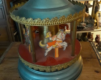 vintage carousel toy
