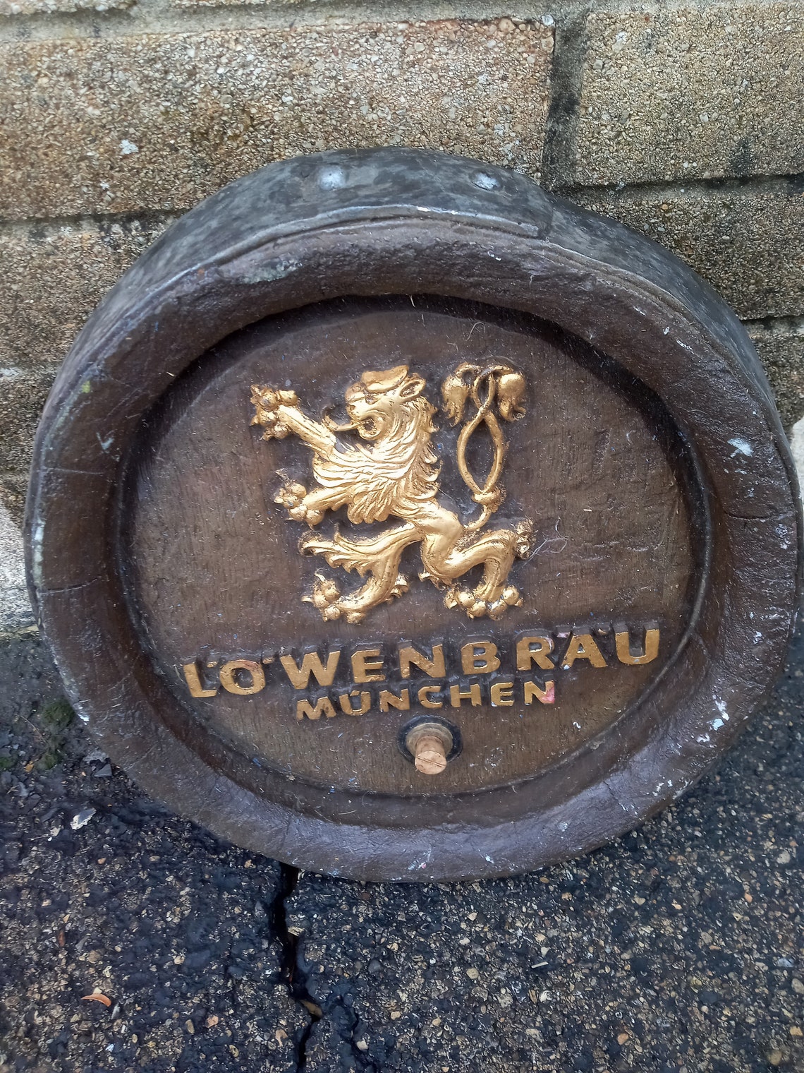 Vintage Lowenbrau Beer SignCool Sign 19x15 Etsy