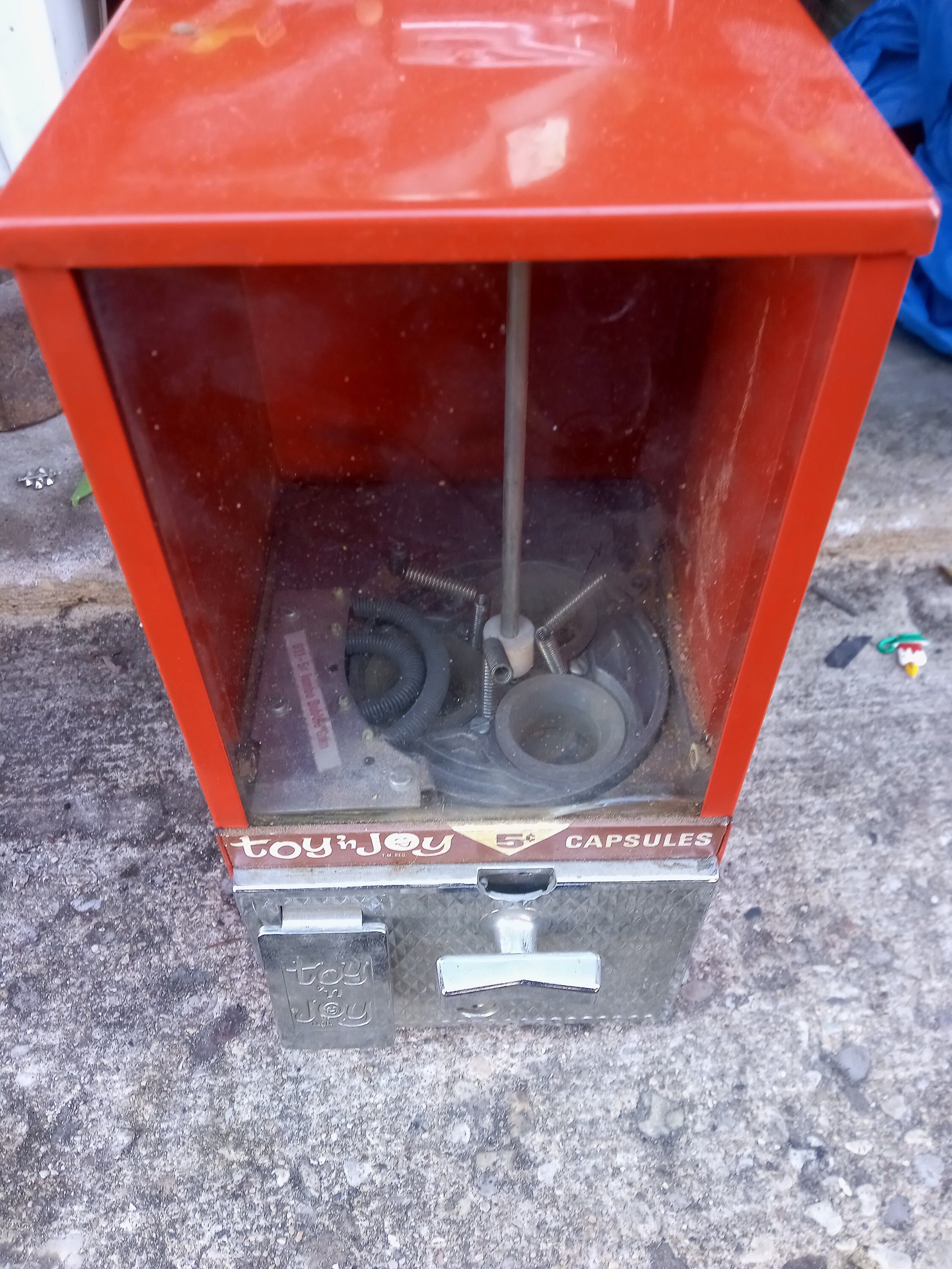 Vintage Toy N Joy 5 Cent Vending MachineNo Key Etsy