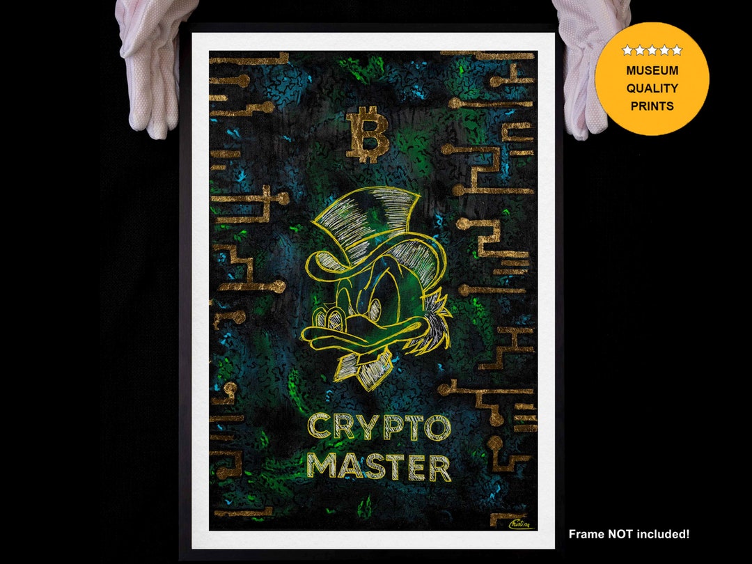 Crypto Fine Art Giclée Print of My Original Pop Art Painting on Archival  Paper - Etsy