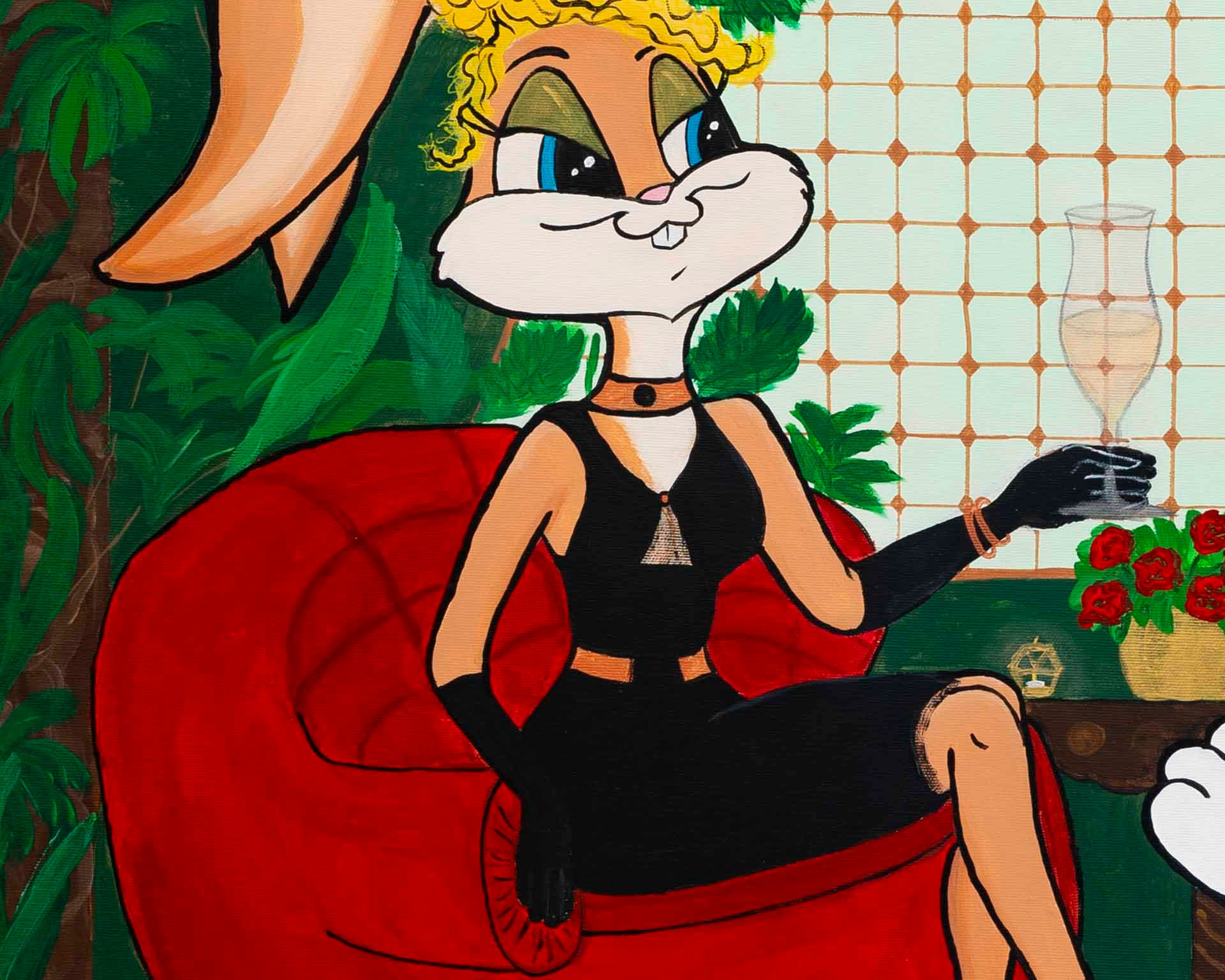 Bugs Bunny and Lola Bunny Celebrating Love With a Toast Pop Art Painting, Rolled Canvas Artwork by Cristina Popart - Etsy Bugs Bunny and Lola Bunny Celebrating Love With a Toast Pop Art Painting, Rolled Canvas Artwork by Cristina Popart - Etsy
