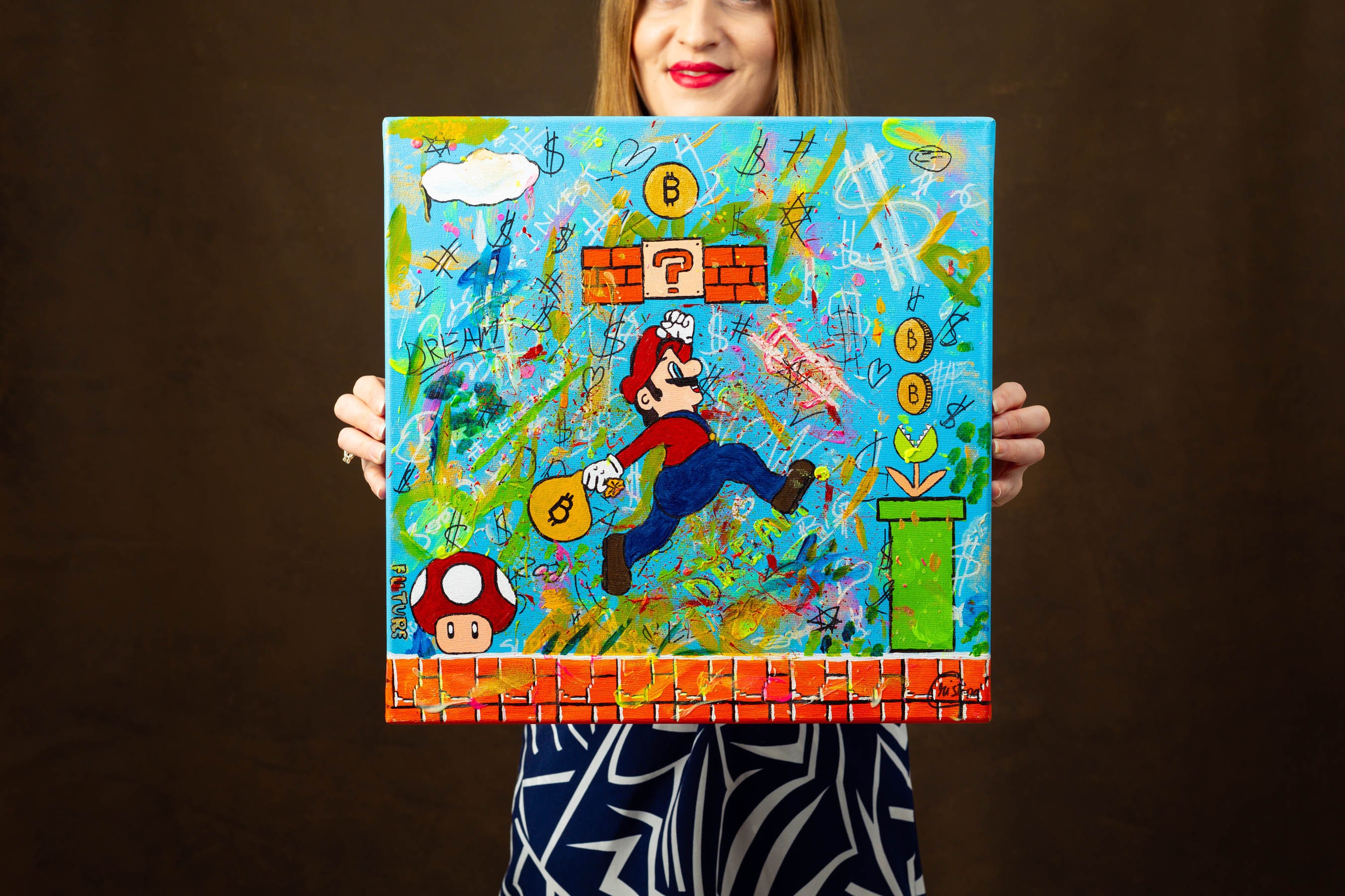 ▷ Tableau Pop Art Mario